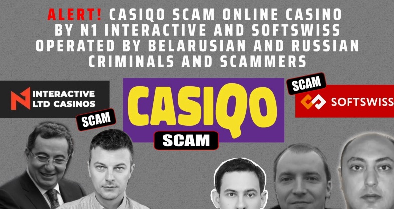 Casiqo Casino, scam by softswiss NV and softswiss